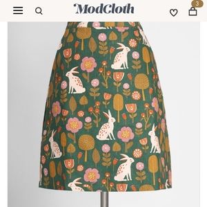 Cute mori rabbits skirt